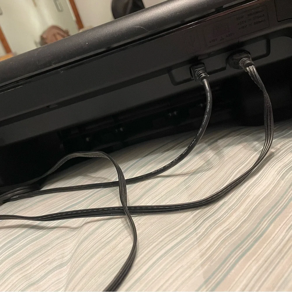 HP Photosmart C4599 Wireless All-in-One Printer - Black and Silver